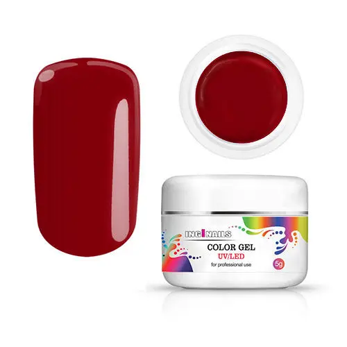 Inginails barvni gel UV/LED - Ladybug Red, 5 g