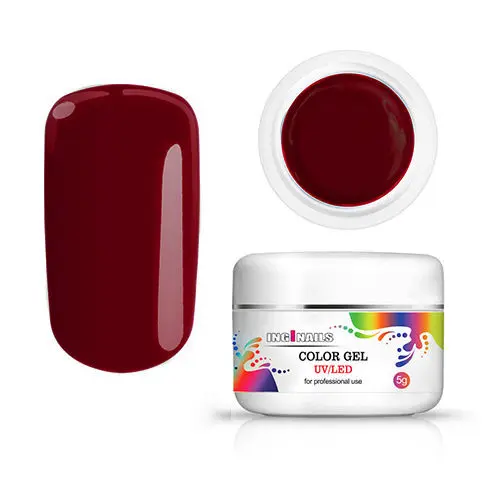 Inginails barvni gel UV/LED - Velvet Red, 5 g