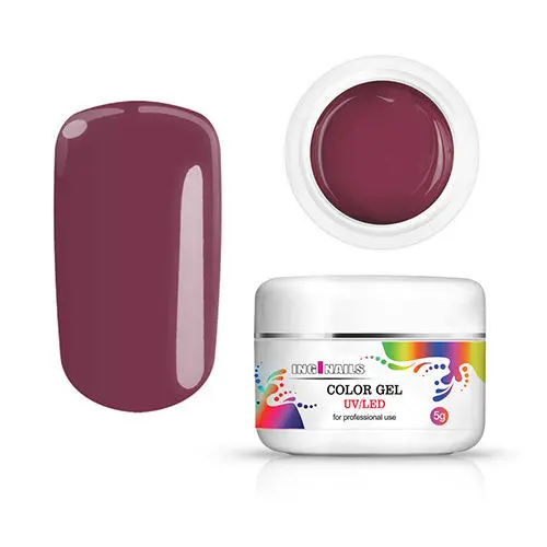 Inginails barvni gel UV/LED - Ruby Wine, 5 g