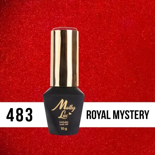 Gel lak, UV/LED  Molly Lac - Royal Mystery 483, 10 ml