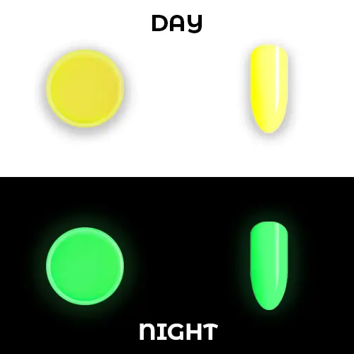 Fluorescentni prah - Neon rumena, 1g