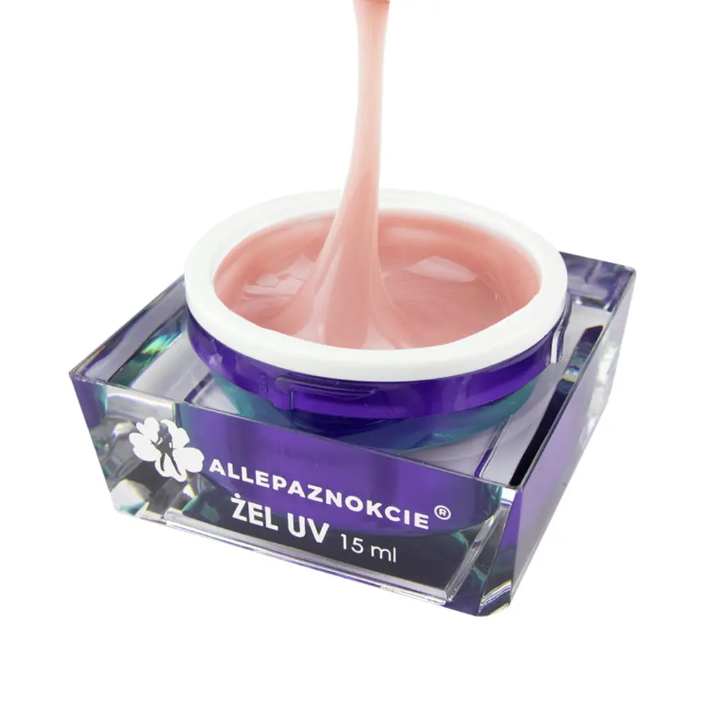UV modelirni gel za nohte - Jelly Bisque, 15 ml
