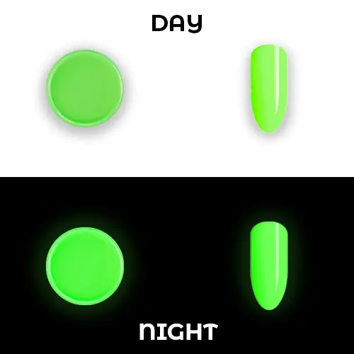 Fluorescentni prah - zelen, 1g