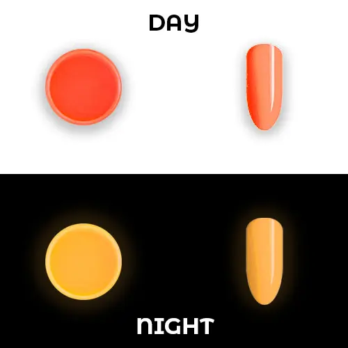 Fluorescentni prah - Neon Oranžna, 1g