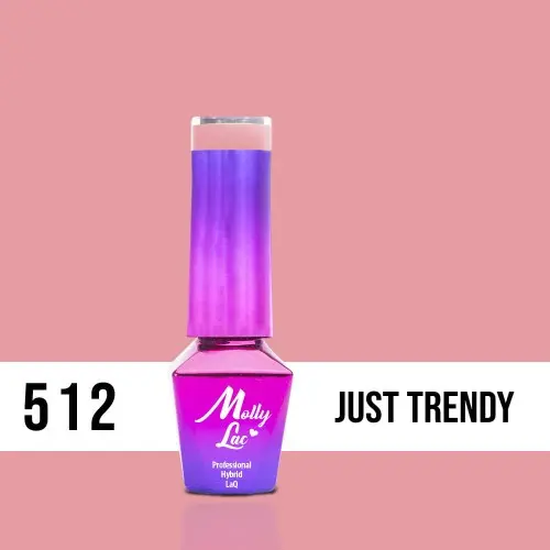 MOLLY LAC UV/LED gel lak Miss Iconic -  Just Trendy 512, 5ml