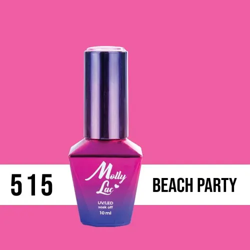 MOLLY LAC UV/LED gel lak Miss Iconic - Beach Party 515, 10ml