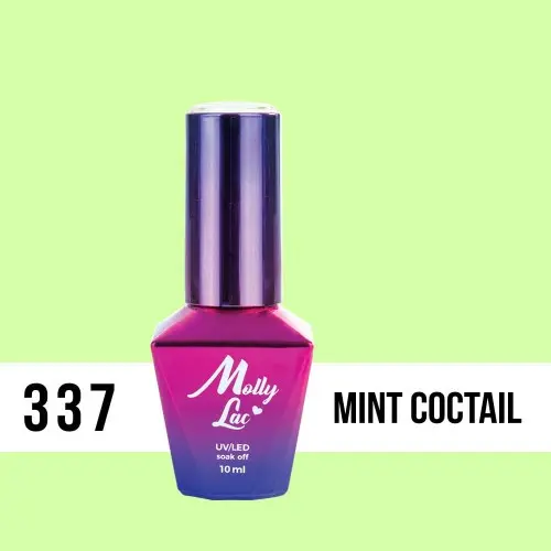 MOLLY LAC UV/LED gel lak Fancy Fashion - Mint Coctail 337, 10ml