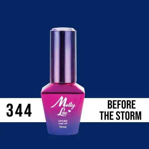 MOLLY LAC UV/LED gel lak Fashion Outfit - Before The Storm 344, 10ml