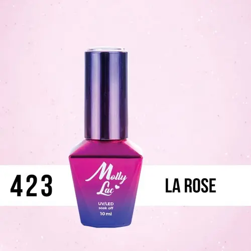 MOLLY LAC UV/LED gel lak Madame French - La Rose 423, 10ml