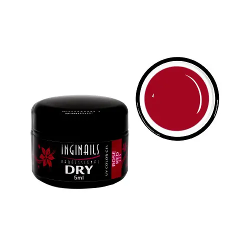 DRY UV BARVNI GEL Inginails Professional – Rose Red 125, 5 ml