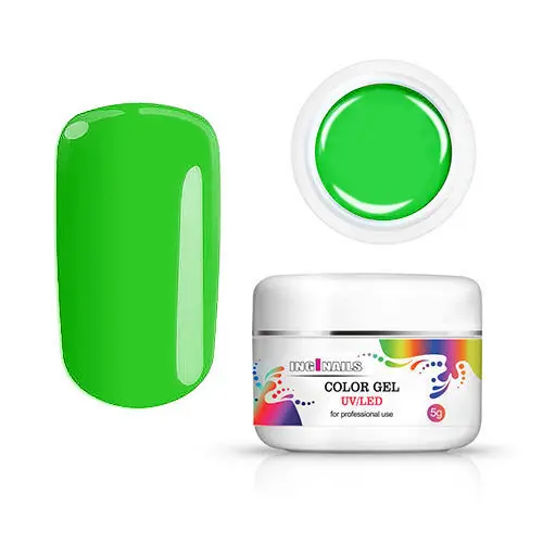 Barvni gel Inginails UV/LED - Neon Light Green, 5 g
