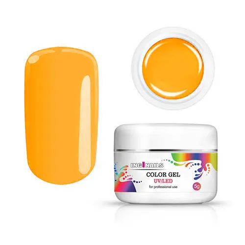 Barvni gel Inginails UV/LED - Miami Orange, 5 g