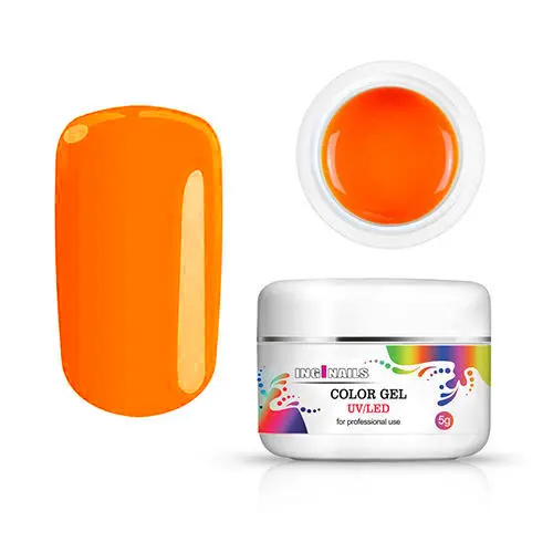 Barvni gel Inginails UV/LED - Neon Mandarine, 5 g