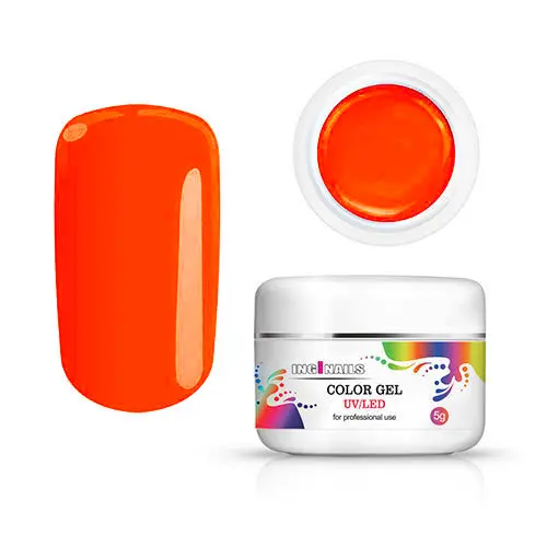 Barvni gel Inginails UV/LED - Neon Red Orange, 5 g