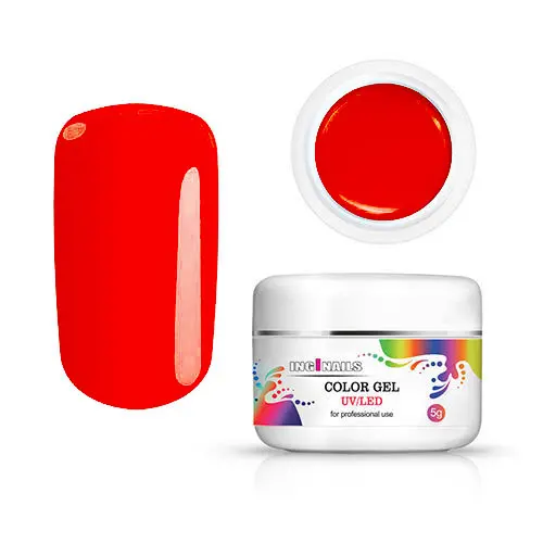 Barvni gel Inginails UV/LED - Ferrari Red, 5 g