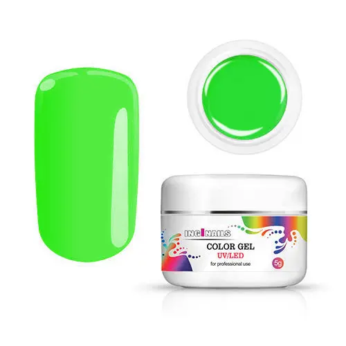 Barvni gel Inginails UV/LED - Toxic Green, 5 g