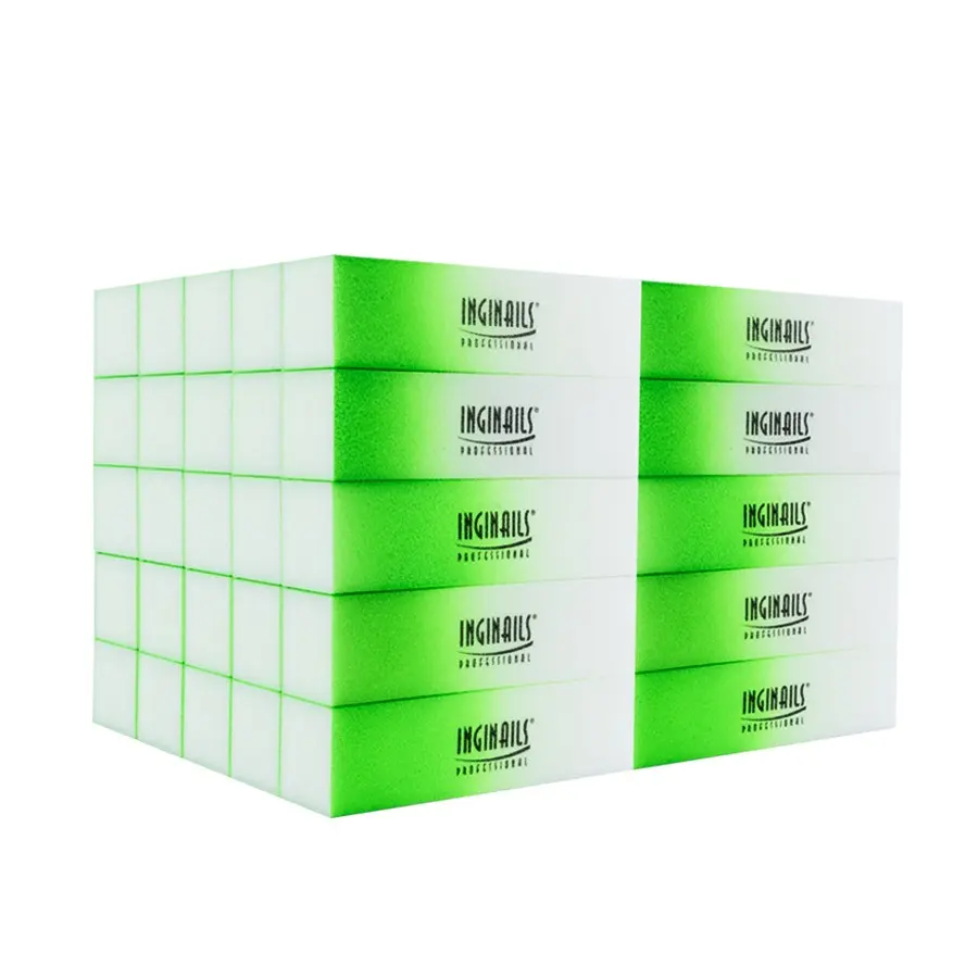 Inginails Professional Blok– zelen ombre, 120/120 – 4-stranski