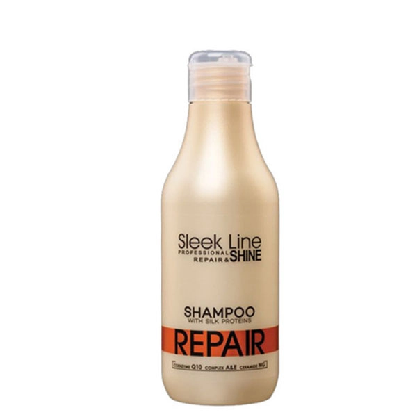 Sleek Line Repair šampon za poškodovane in suhe lase s svilo 300 ml