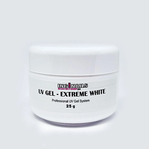 UV gel Inginails - Extreme White, 25g