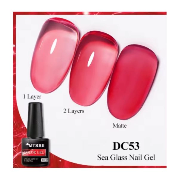 UV/LED gel lak Sea Glass Nail Gel, 7ml- DC 53