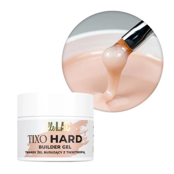 UV/LED gradilni gel - AlleLac Tixo Hard Light Nude, 45 g