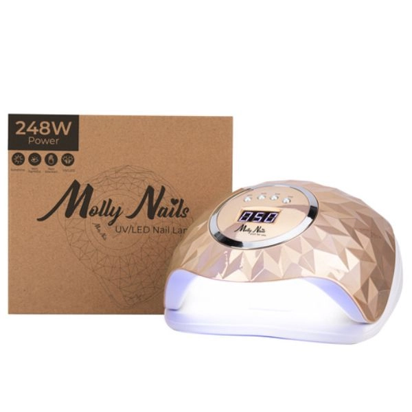 AlleLux Y13, UV/LED svetilka 248 W, zlata