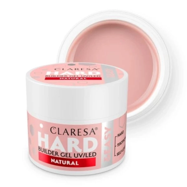 Claresa HARD&EASY UV/LED builder gel - Natural, 45g
