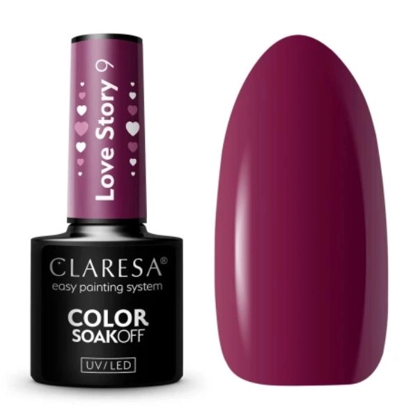 Claresa UV/LED Color Soak Off - Love Story 9, 5g