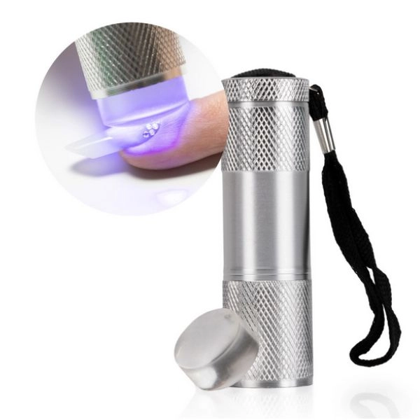 UV/LED mini lučka 9 W z pripomočkom za žigosanje