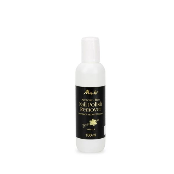 MollyLac Odstranjevalec laka za nohte brez acetona – Vanilla, 100 ml