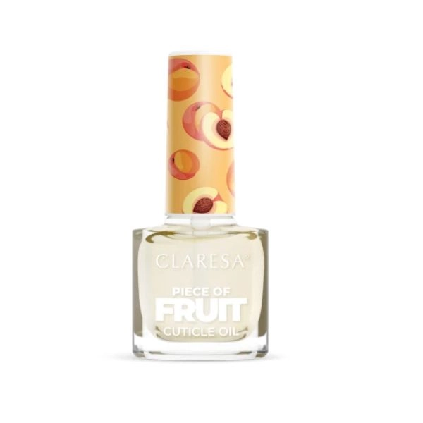 Claresa Cuticle Oil - Piece of Fruit Peach, 5ml