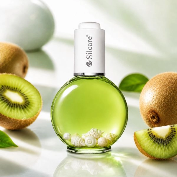 Silcare Olje za nohte in obnohtno kožico – Kiwi Deep Green, 75ml