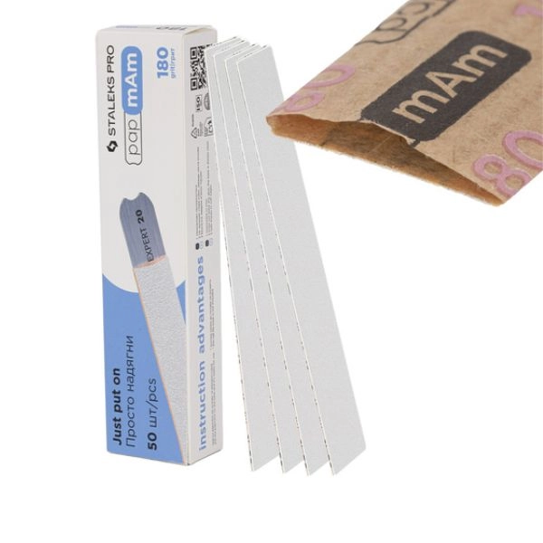 Nadomestne pilice PapmAm Staleks Expert 20, zrnatost 180, 50 kosov