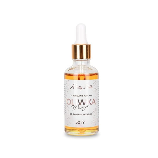 MollyNails Olje za obnohtno kožico – Mango, 50ml