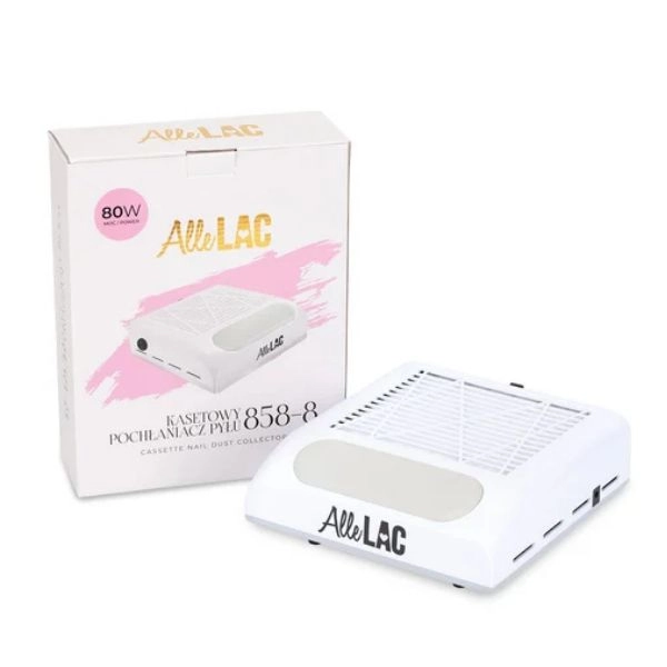 AlleLac sesalnik prahu za nohte, 80 W, model 858-8, bel