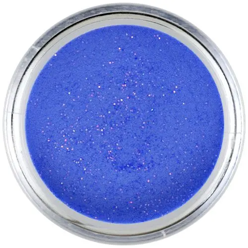 Akrilni prah za nohte Inginails 7g - Electric Blue Glitter