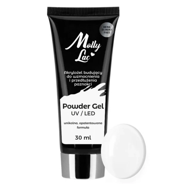 MOLLY LAC Power gel - white, 30ml