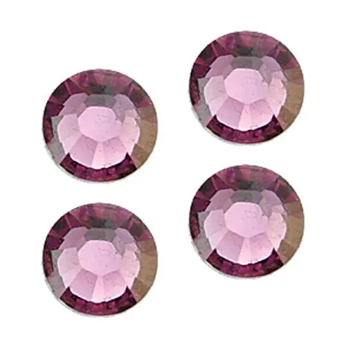 Okrogli okrasni kamenčki Swarovski - vijolična, 2 mm, 50 kos