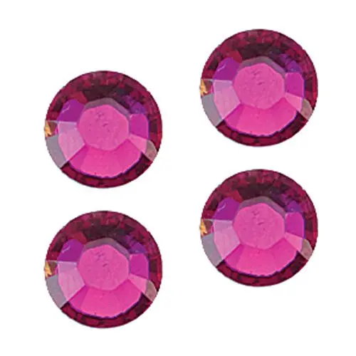 Okrasni kamenčki Swarovski - temno rožnata, 2 mm, 50 kos