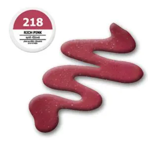 UV-gel, barvni – EBD 218 Rich Pink 5g
