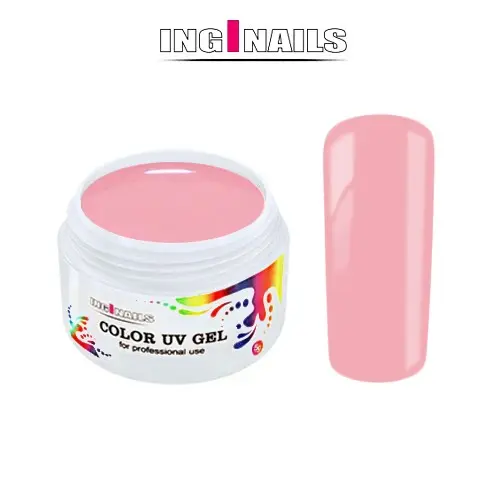 Barvni UV gel Inginails - Pastel Pink, 5g