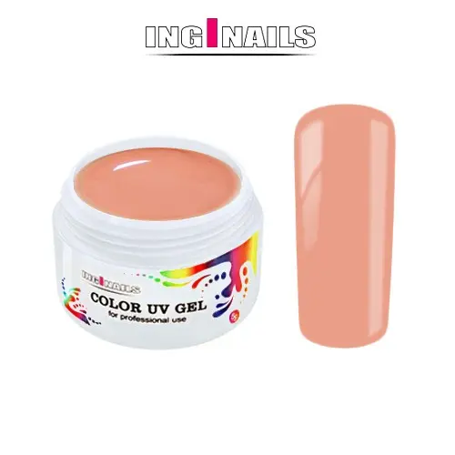 Barvni UV gel Inginails - Pastel Peach, 5g