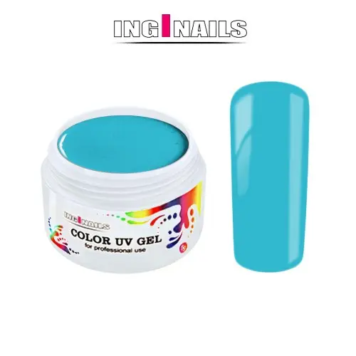 Barvni UV gel Inginails - Azure, 5g