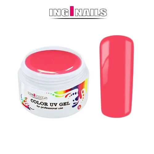 Barvni UV gel Inginails - Neon Pink, 5g