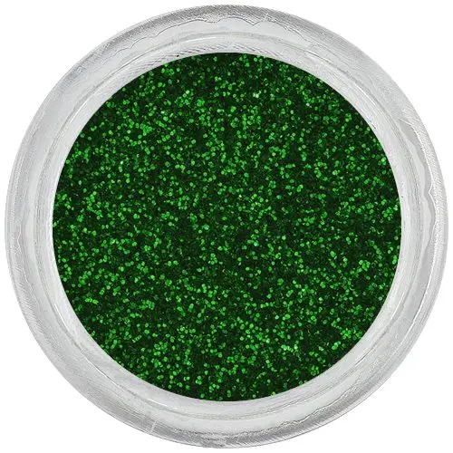 Nail art bleščice v prahu – smaragdno zelene