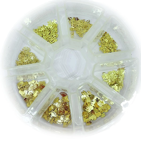 Vrtiljak zlatih okraskov - mix