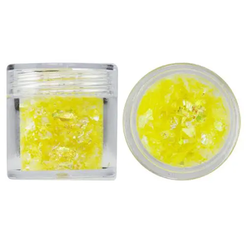 Nohtni okraski, 10 g - rumeni kosmiči