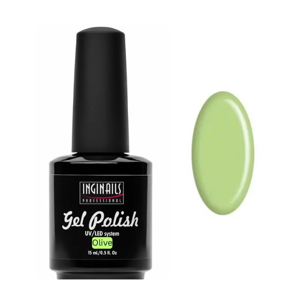Inginails Gel lak, 3 v 1 - Olive 15ml