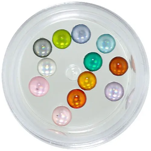 Okrogli kamenčki 4 mm - različne barve