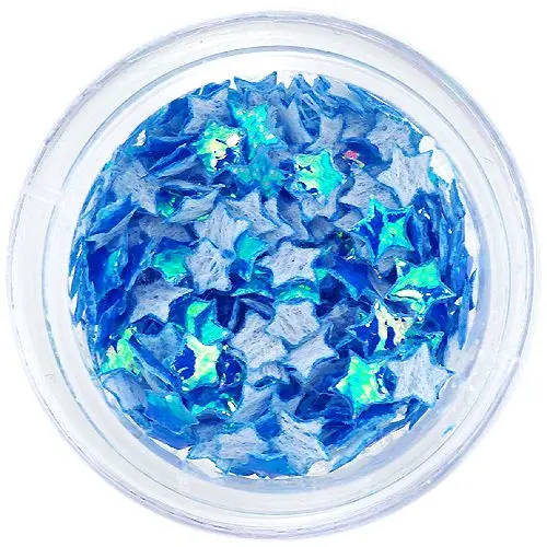 Zvezdice iz blaga - opalescentno modra barva